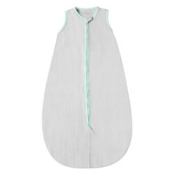 Kidizi Sac de dormit de vara pentru copii din muselina dubla 3-18 luni Kidizi grey green, 0.3 tog (5949551913085)