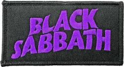 Black Sabbath Wavy Logo Vasalható tapasz (BSPAT01)