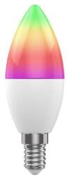 WOOX R9075 Intelligens okos izzó WiFi LED RGB CCT 5W E14 (703567)