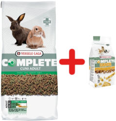 Versele-Laga Versele-Laga Cuni Adult Complete 8kg + VERSELE LAGA Crock Complete sajtos csemege rágcsálóknak 50g