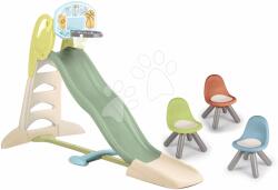 Smoby Csúszda vízsugárral és pihenőrésszel a vizes játéknál Toboggan XL Slide Life Smoby 230 cm csúszófelület (SM810254-I)