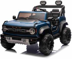Beneo Elektromos kisautó Ford Bronco XL hátsókerék-meghajtással, licencelt (kétüléses), kék, lítium akkumulátor, magas alváz, két ülés, lengéscsillapított felfüggesztéssel, 2, 4 GHz-es távirányító, MP3 lejá