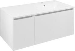 SAPHO Sapho, LOREA szekrény mosdóval 101x46x51, 5cm (30+70 cm), jobbos, fehér matt, LE070-3131-R-01 (LE070-3131-R-01)