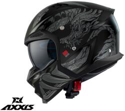 AXXIS Casca Axxis Hunter SV ONI - Adventure, gri mat, Ochelari soare incluși (4330A13123)