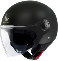 MT Helmets Casca MT Helmets Street S - Open face, negru lucios, ECE 22.06 (1338000011)