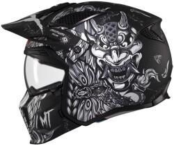 MT Helmets Casca MT Helmets Streetfighter SV S Hellish - Adventure, negru mat, Ochelari soare incluși, ECE 22.06 (1327B02122)