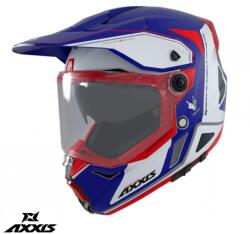 AXXIS Casca Axxis Wolf DS Roadrunner - Adventure, albastru lucios, Ochelari soare incluși (4259771270)