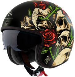 MT Helmets Casca MT Helmets Le Mans 2 S SV Breakout - Open face, rosu lucios, Ochelari soare incluși, ECE 22.06 (1339B06191)