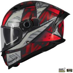 MT Helmets Casca MT Helmets Braker SV Fury - Integrală, rosu lucios, Ochelari soare incluși, ECE 22.06 (1346C39251)