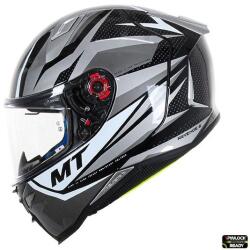 MT Helmets Casca MT Revenge 2 Kley B0 Alb/Gri Lucios (1279936100)