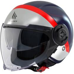 MT Helmets Casca MT Viale SV S 68 Unit D7 albastru mat (ochelari soare integrati) (open face) - omologare noua ECE 22.06 - Albastru mat (13258653731)