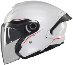MT Helmets Casca MT Helmets Cosmo SV - Open face, alb lucios, ECE 22.06 (1361000001)