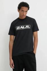 BALR BALR. pamut póló The Club fekete, férfi, nyomott mintás, B1112 1266 - fekete M