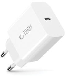 Tech-Protect NC20W hálózati töltő USB-C PD 20W, fehér