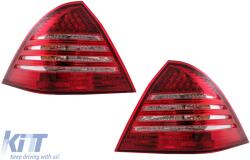KITT Lightning LED Hátsó Lámpa Mercedes C-Osztály W203 szedán (2000-2004) piros átlátszó (TLMBW203RC)