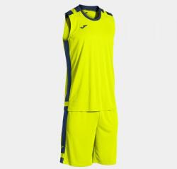 Joma Lider Basket Set Fluor Yellow Dark Navy S