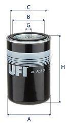 UFI filtru combustibil UFI 24. A02.00