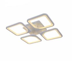 SLC Selino Concept Integrált LED csillár SLC Selino Concept Quadratom 4, 44-88W, telefonos alkalmazással, távirányítóval, meleg/semleges/hideg világítással, állítható intenzitású, 40 cm, Fehér