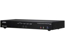 ATEN 4-Port USB 3.0 4K HDMI Dual Display KVMP Switch, Switch (CS1844)