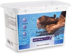 Astral Pool Rapid Chlor gyorsan oldódó klór tabletta 1kg (75156)