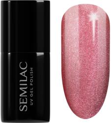 Semilac UV Hybrid Gloss GALA unghii cu gel folosind UV / lampă cu LED culoare 662 Rosé Gloss 7 ml