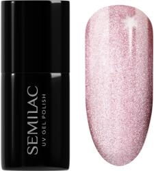 Semilac UV Hybrid Gloss GALA unghii cu gel folosind UV / lampă cu LED culoare 663 Blush Gloss 7 ml