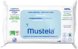 Mustela - Servetele umede curatatoare cu apa Mustela, 60 bucati