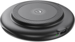 XO vezeték nélküli induktív töltő CX031 fekete 15W kábellel USB-C - USB-C és adapterkészlet