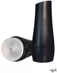 Fleshlight maszturbátor Flight Pilot - ánusz formájú, áttetsző betéttel, vízálló, vibráció nélküli