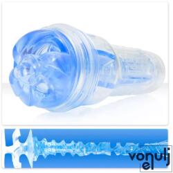 Fleshlight maszturbátor Turbo Blue Ice Textura Thrust - nonfiguratív, kék színű, vízálló, vibráció nélküli
