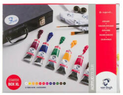 Royal Talens Van Gogh akrilfesték készlet - Starter Box XL 19 db-os, fadobozos (22842510)