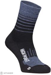 High Point Mountain Merino 3.0 zokni, fekete/kék (39-42)