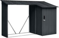 Riwall PRO PRO RMWS 3x9 Anthracite tűzifatároló fészerrel 2, 7 x 1, 6 m (antracit) (WS-XDB-E-A)