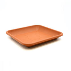 Cserépalátét szögl. 12x12cm terrakotta MP (18-12-01-MP)