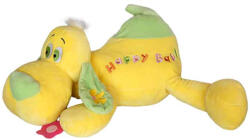 Amek Toys Jucărie de pluș Amek Toys - Câine, galben, 53 cm (040247-3)
