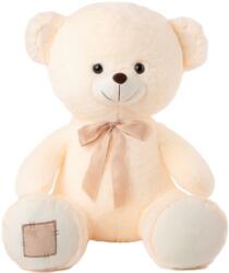 Amek Toys Jucărie de pluș Amek Toys - Ursul ecru cu panglica bej, 50 cm (73121)