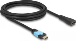 Delock 81998 High Speed HDMI 2.1 - HDMI 2.1 Kábel 2m - Fekete (81998)
