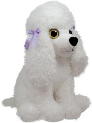 Amek Toys Jucărie de pluș Amek Toys - Poodle Dog, alb, 45 cm (010234-1)