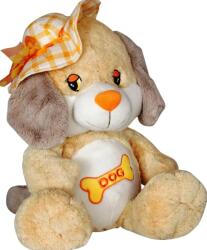 Amek Toys Jucărie de pluș Amek Toys - Câine cu pălărie galbenă, 30 cm (40235)