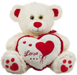 Amek Toys Jucărie de pluș Amek Toys - Ursuleț de pluș cu inimă, 45 cm (040131-2)