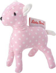 Kathe Kruse Jucărie moale Kathe Kruse - Cățeluș pătat, 12 cm, roz (K178409)