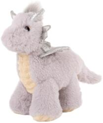 Amek Toys Jucărie de pluș Amek Toys - Un dragon cu aripi argintii, gri, 22 cm (11292)