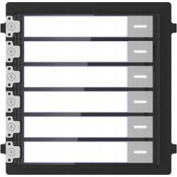 Hikvision Hívómodul (6 gomb) Hikvision Ds-kd-kk (6954273689698)