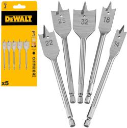 DEWALT lapos fúrószár készlet fához, 5 db-os DT4798 (DT4798)