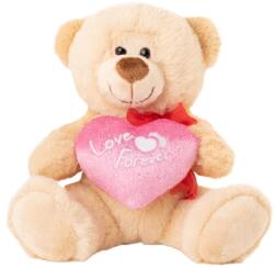 Amek Toys Jucărie de pluș Amek Toys - Ursuleț de pluș cu inimă, bej, 20 cm (030114-1)