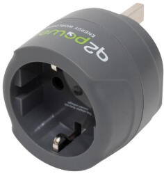 Q2 power Utazóadapter "europe to uk" q2, 7a, 1.200100-th (1.200100-TH)