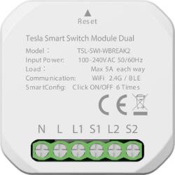 TESLA okos dupla kapcsoló egység (smart switch module dual)