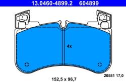 ATE Set placute frana ATE 13.0460-4899.2 (13.0460-4899.2)