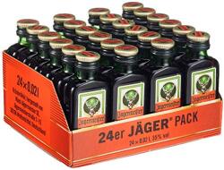 Jägermeister mini 1 TÁLCA (24 * 0, 04) 35%