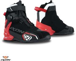 Ixon Ghete moto Ixon Bull 2 WP MS - barbati, all season, impermeabile, roadster, negru/alb/rosu (5081010071027)